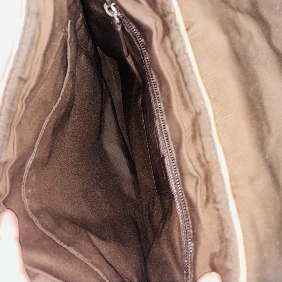 COACH - Business Heritage Stripe Map Pvc Leather F71102  / Khaki Signature Line - Picture 8 of 10